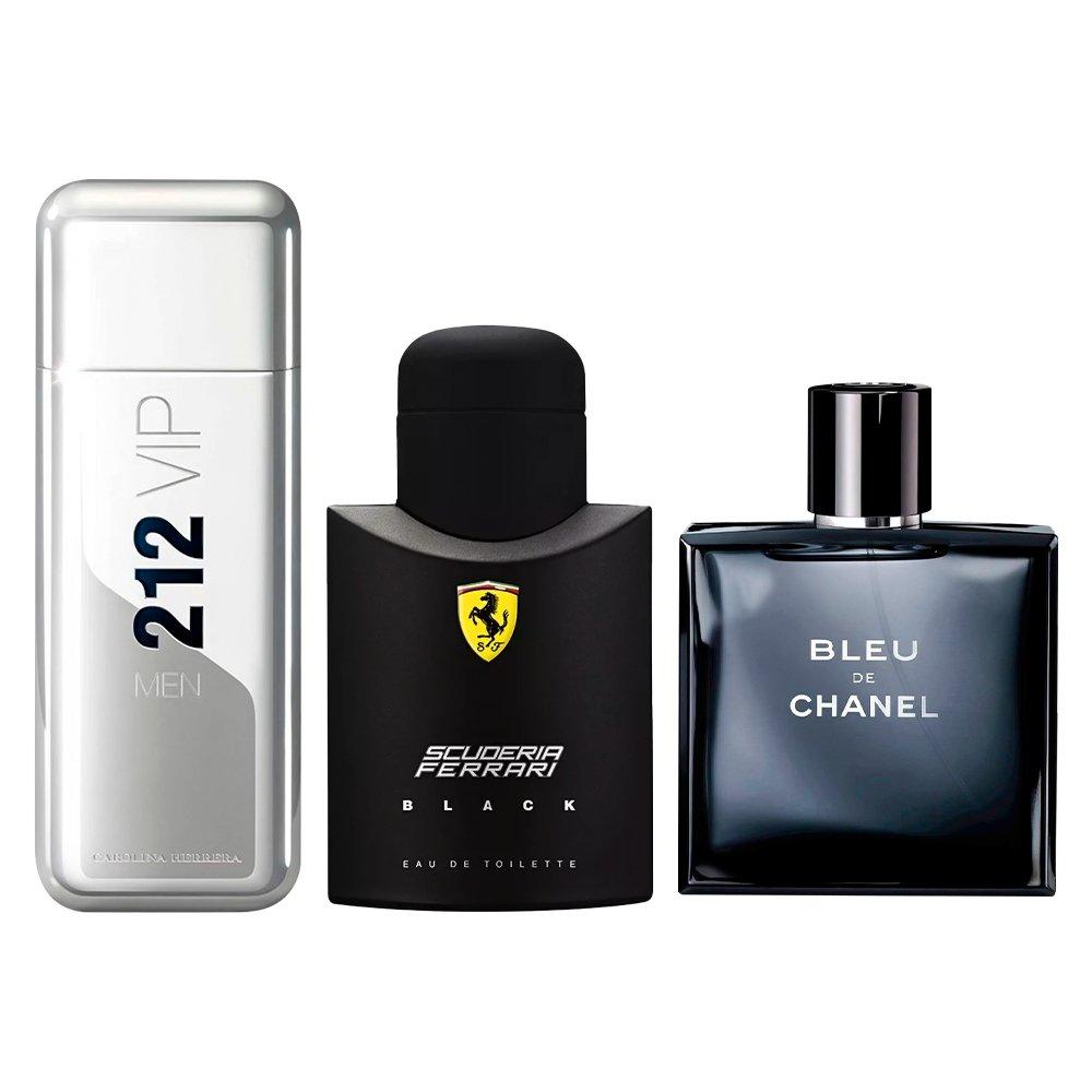 Parfum Ferrari Black, 212 VIP und Bleu de Chanel